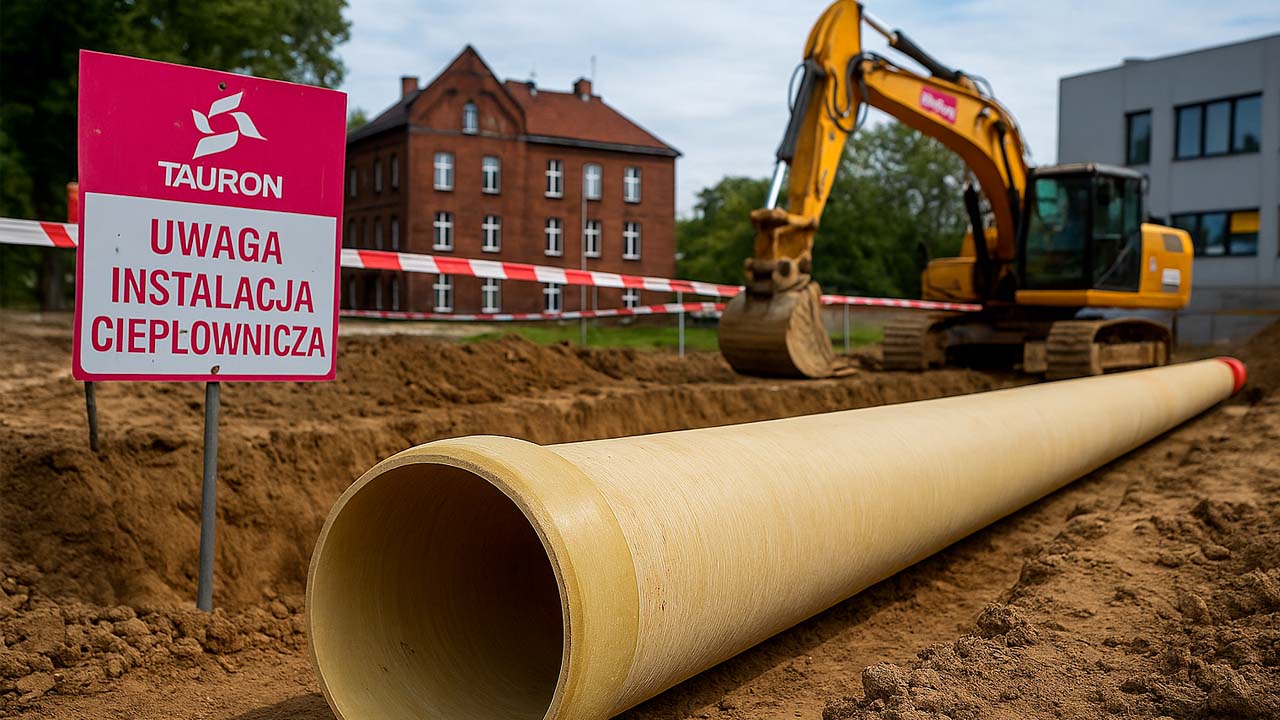 Budowa sieci ciepłowniczej