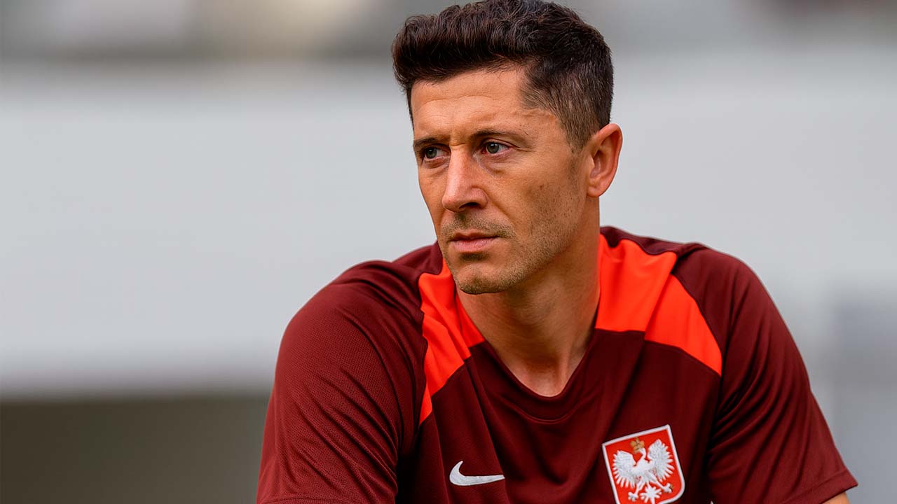 Polski piłkarz trening