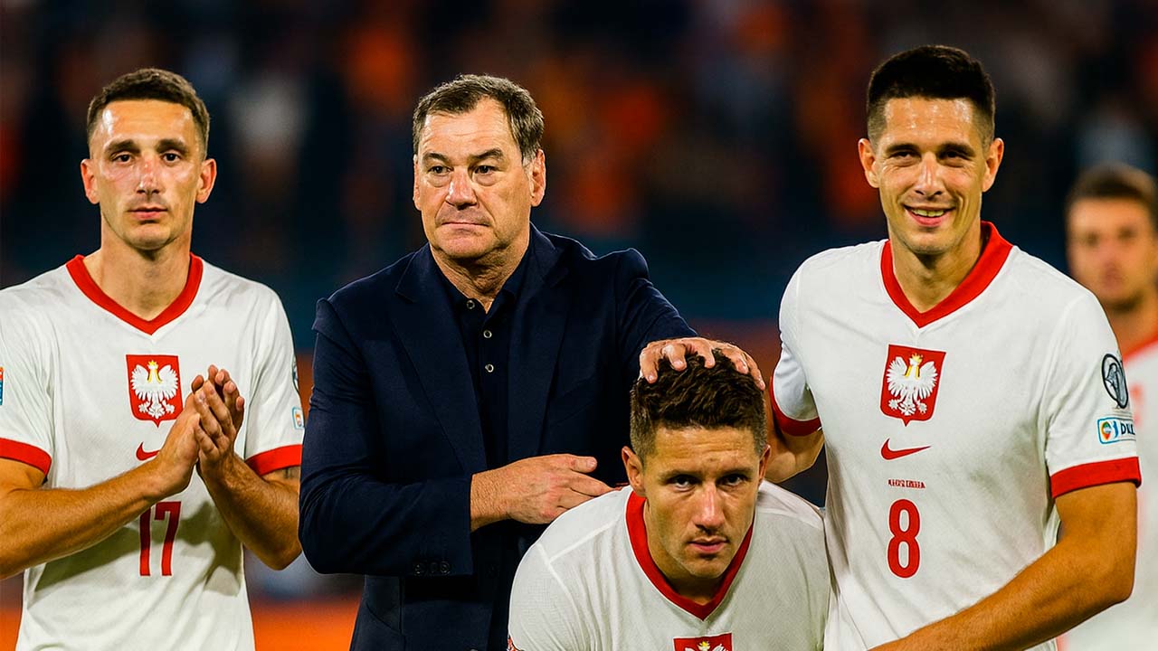 Polska drużyna świętuje