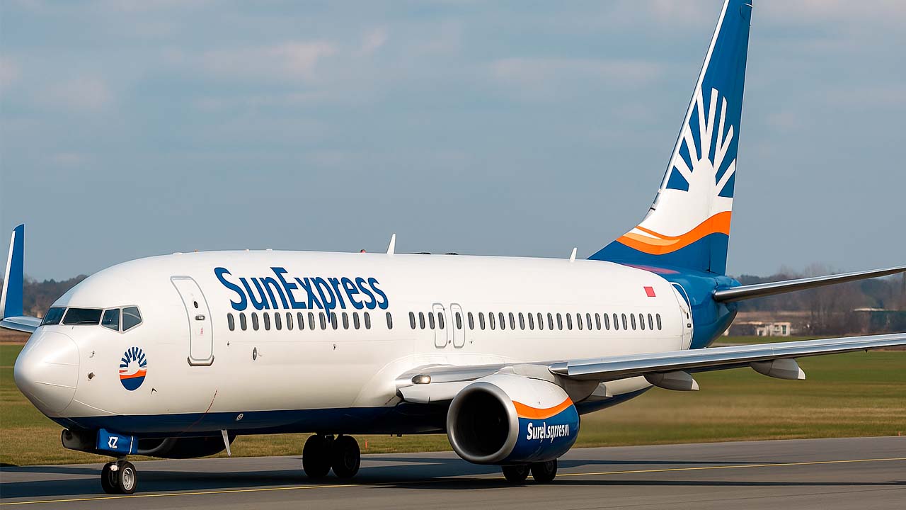 Samolot SunExpress start