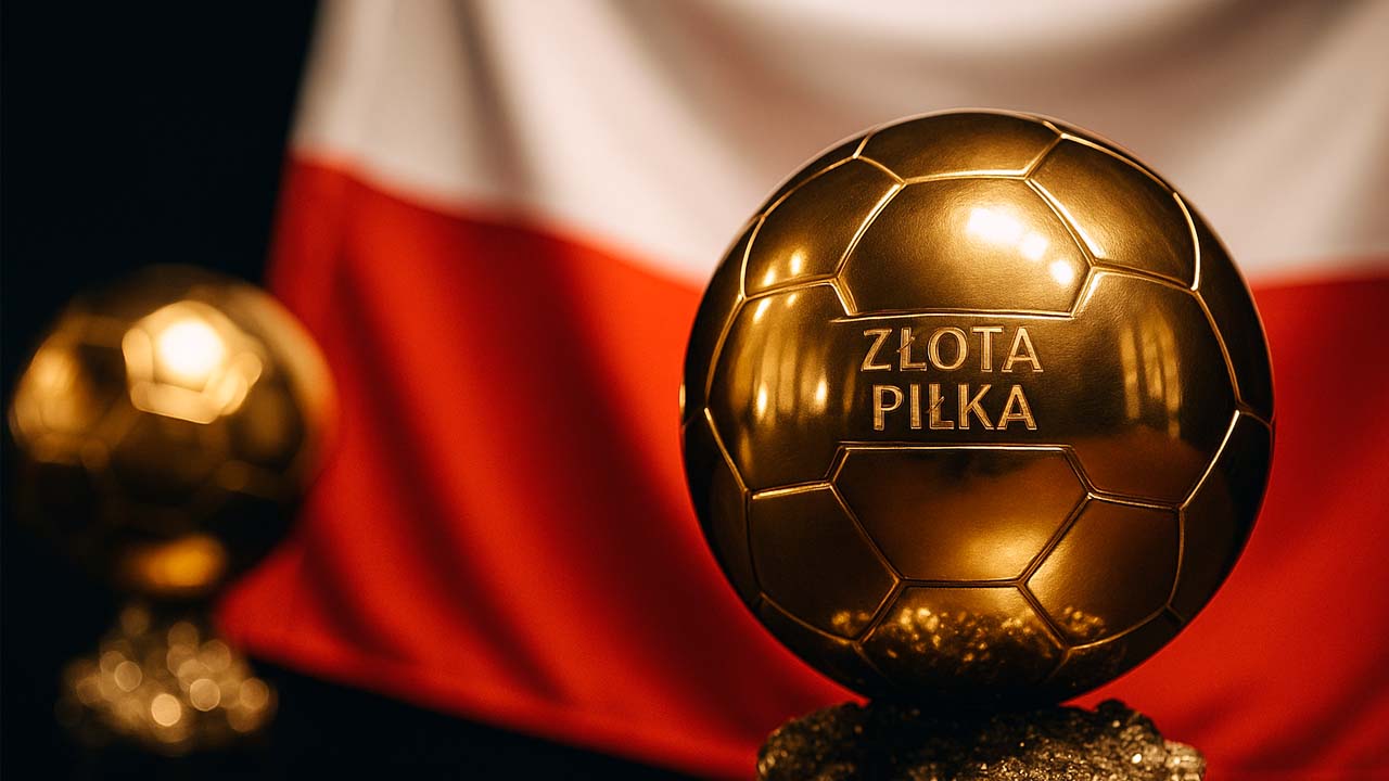 Złota Piłka trofeum